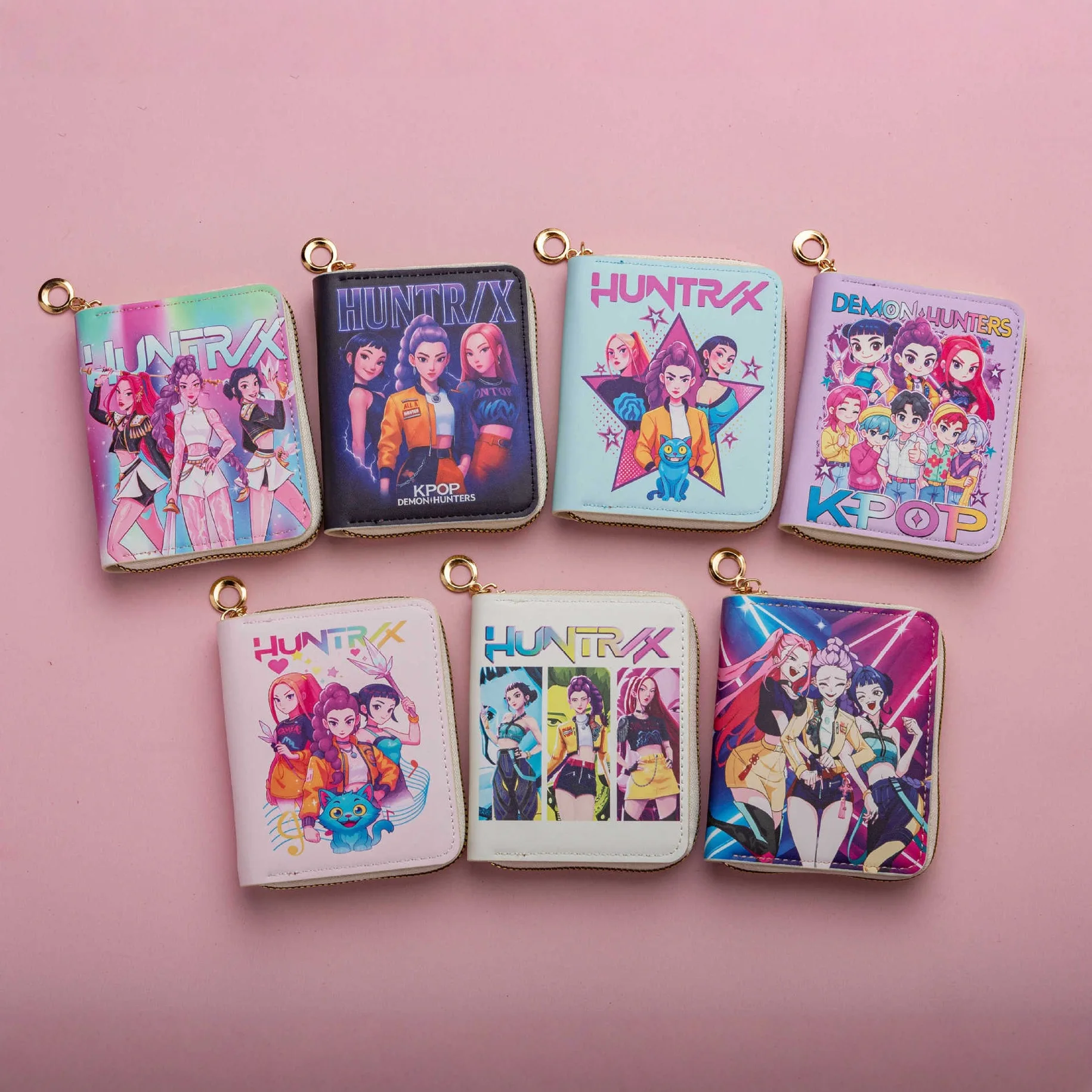 Wallets - かわいい魔女狩りの財布、PU素材の短いコインケース、コインパック、カードパック、持ち運び可能なかわいい小物入れ、クリスマスギフト、プレゼント。