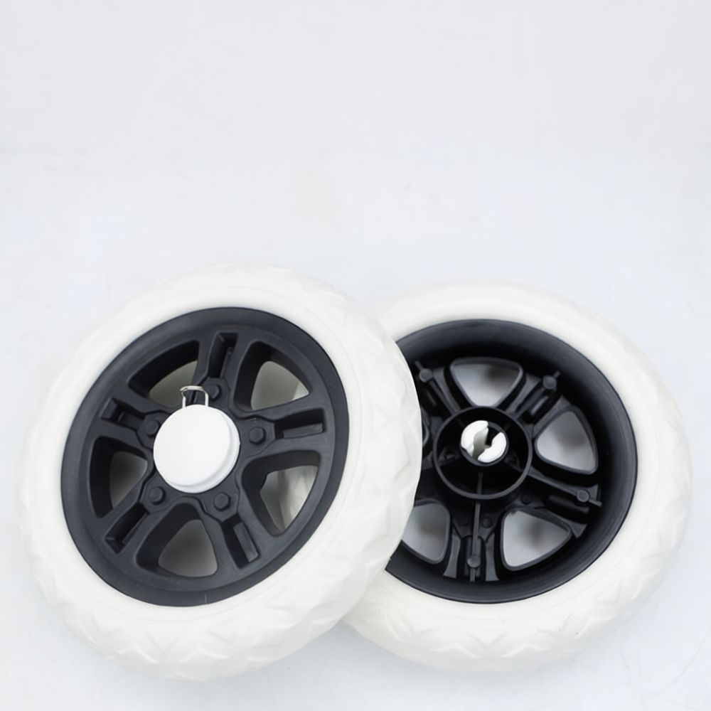 Silent Replacement Luggage Wheels - ショッピングカート、食料品カート、手荷物運搬用台車、手押し車用の汎用ゴム製キャスター。静音性に優れた交換用部品、アクセサリー。