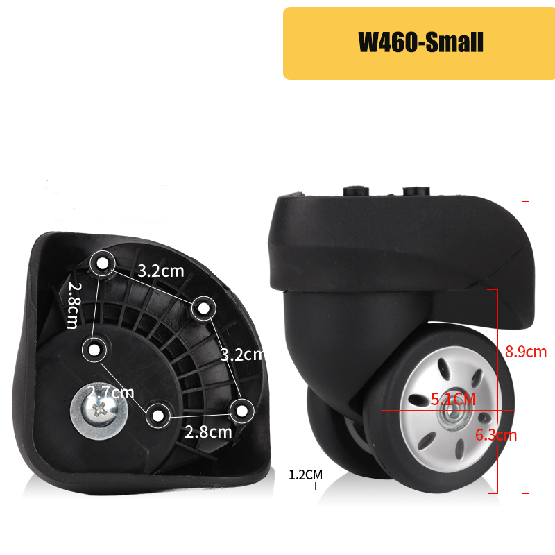 V56 荷物交換用ホイール サイレントローラー 耐久性のある - Silent Replacement Luggage Wheels のレビューと価格